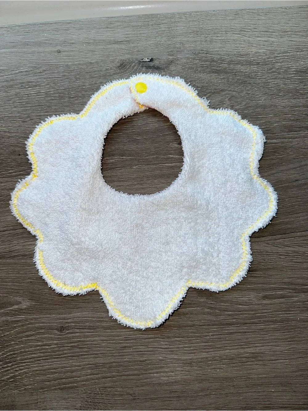 Pink Duck Pattern Flower Bib - Kids Accessories